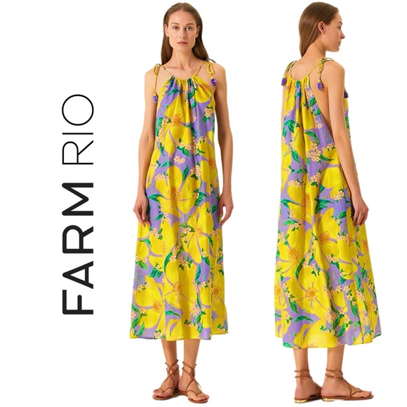 FARM Rio Pietra Cover Up Maxi Dress - Picture 5 of 16
